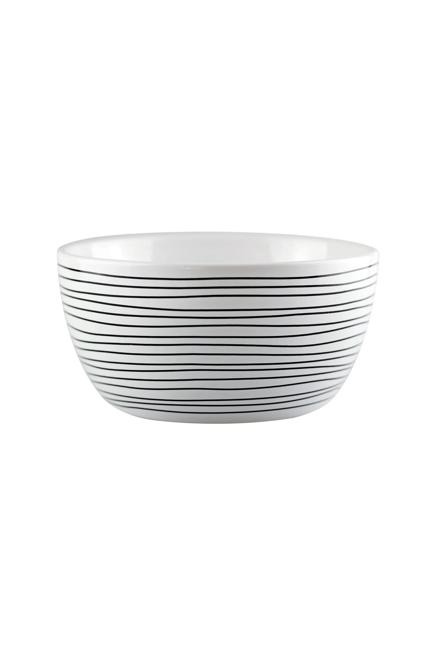 Ceramic Bowl – Horizontal Stripes 4 Ceramic Bowl – Horizontal Stripes - Image 4