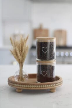 Beaded Round Tray – Natural -Pretty Little Home IMG 8035