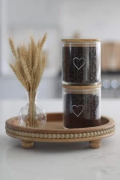 Beaded Round Tray – Natural -Pretty Little Home IMG 8037