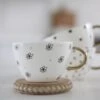 Irregular Ceramic Mug – Floral