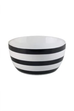 Ceramic Bowl – Black Stripes