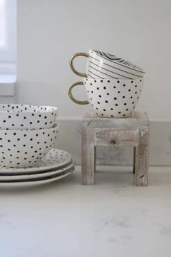 Irregular Ceramic Mug – Stripes