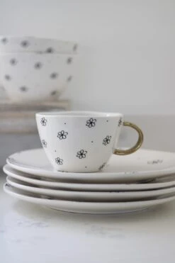 Irregular Ceramic Mug – Floral -Pretty Little Home IMG 9552