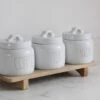 Tea Coffee Sugar Canisters – Grey