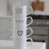Stoneware Stacking Mugs