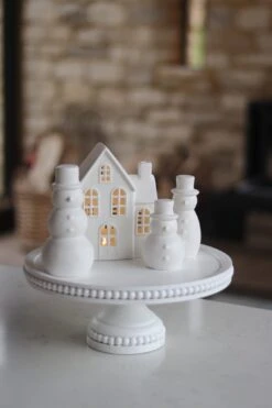 Wooden Cake Stand – White -Pretty Little Home SMimage00014