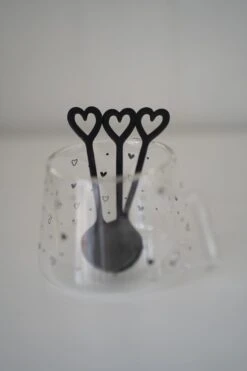 Set Of 3 Stainless Steel Tea Spoons – Matt Black -Pretty Little Home bspDSC09250