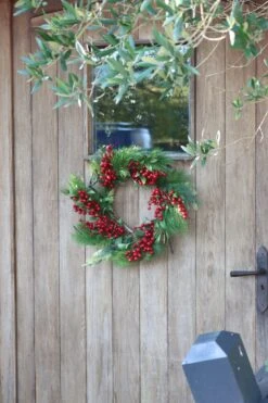 Faux Winter Morning Wreath