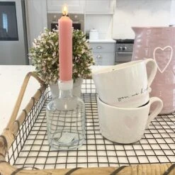 Glass Bud Vase – S/2 Plain