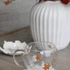 Double Wall Glass Autumn Mug