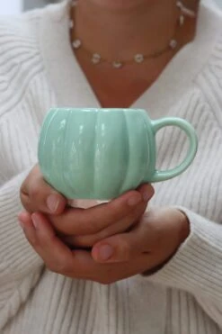 Mini Pumpkin Mug – Light Green 7 Mini Pumpkin Mug – Light Green -Pretty Little Home gpimage00043