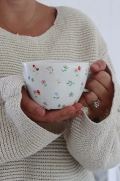 Irregular Flower Mug- Summer