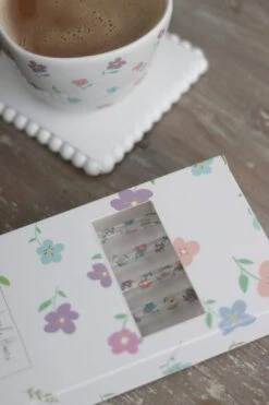 Set Of 4 Glass Straws – Floral Spring -Pretty Little Home image00003