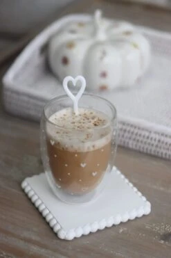 Set Of 3 Heart Latte Spoons – White -Pretty Little Home image00057