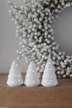 Set Of 3 LED Christmas Trees