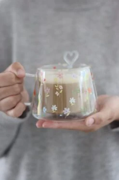 Double Wall Glass Mug – Wrap Around Summer