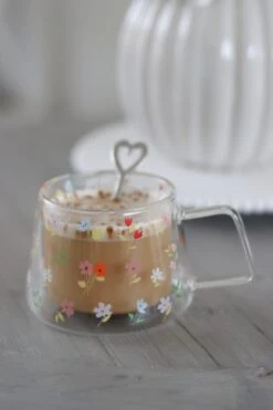 Double Wall Glass Mug – Wrap Around Summer -Pretty Little Home m1IMG 9484