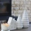 Scalloped Ceramic Christmas Tree – Medium
