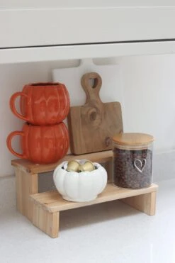 Set 3 Bamboo Storage Jars – Single Heart Natural Lid 600ml -Pretty Little Home ssimage00029 2