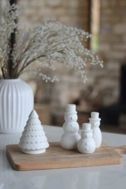 Scalloped Ceramic Christmas Tree – Small