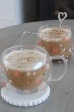 Double Wall Glass Mug – Wrap Around Blossom -Pretty Little Home wbIMG 9573 2