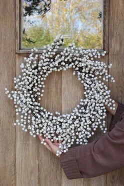 Faux White Winter Berries Wreath -Pretty Little Home wwimage00024